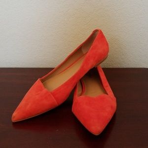 Crown vintage orange flats